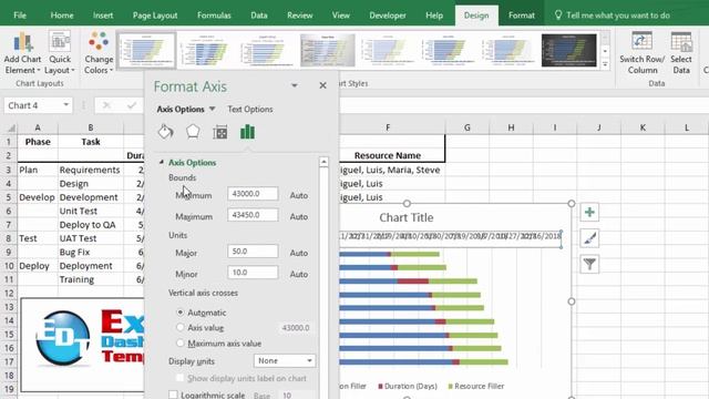 How to Easily Add Task Information to an Excel 2016 Gantt Chart смотреть онлайн