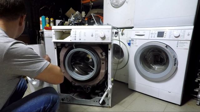 Bosch Maxx 5 подтекает \ Быстрый ремонт на дому