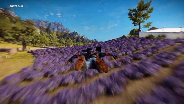 JUST CAUSE 3 - Flying over a lavender field смотреть онлайн