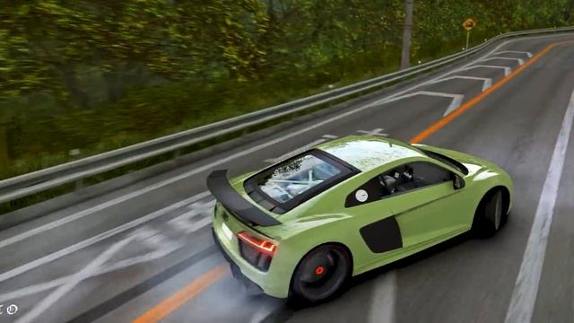Drifting Vorsteiner Audi R8 - Assetto Corsa Drift Gameplay (Max Graphics) w/Steering Wheel смотреть онлайн