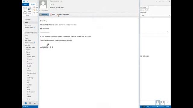 Custom SAP business correspondence letter with a Floe email смотреть онлайн