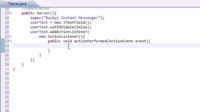Intermediate Java Tutorial 39 GUI for Bucky Instant Messenger смотреть онлайн