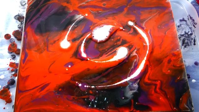 Easy GALAXY Abstract Painting COSMOS using Acrylic Pouring смотреть онлайн