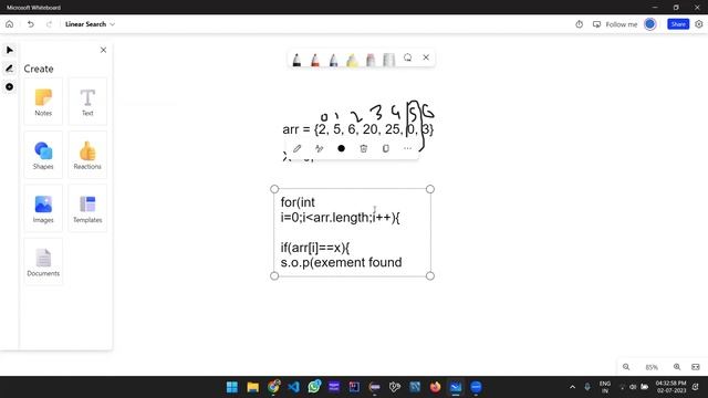 Linear Search in Java смотреть онлайн