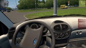 Виртуальный тест Лада Калина в симуляторе City Car Driving c VR-шлемом PICO 4 и рулем G923