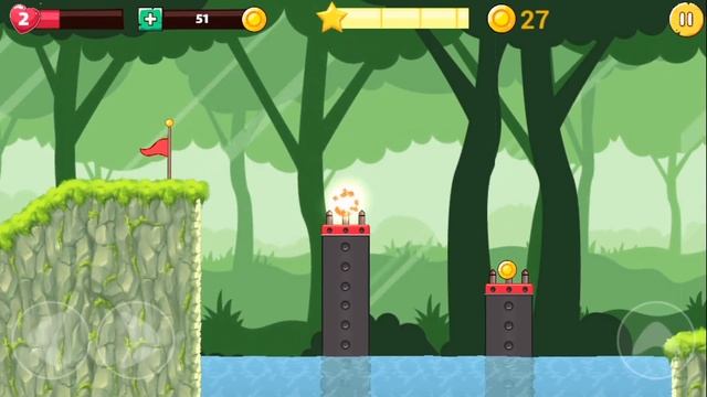 Новый КРАСНЫЙ ШАР Приключения. 26-32 УРОВНИ. Мультик ИГРА Red Ball Adventure смотреть онлайн