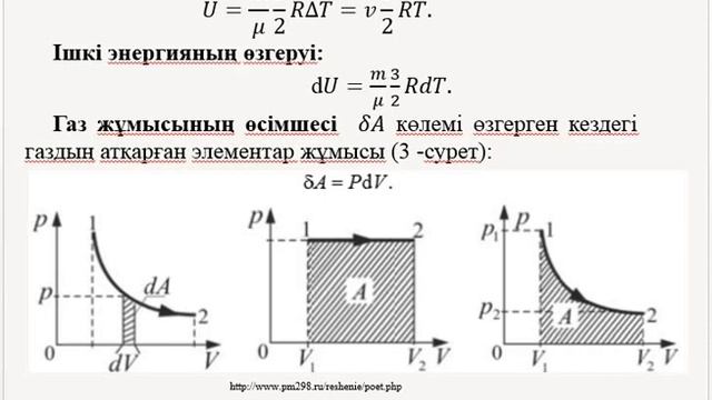 Дәріс 6.1 ТЕРМОДИНАМИКА