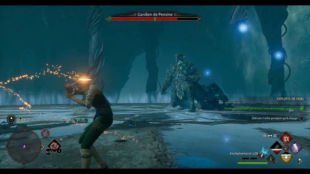 Hogwarts Legacy PC 4K : Vaincre le Deuxième Gardien de Pensine sans dégats смотреть онлайн