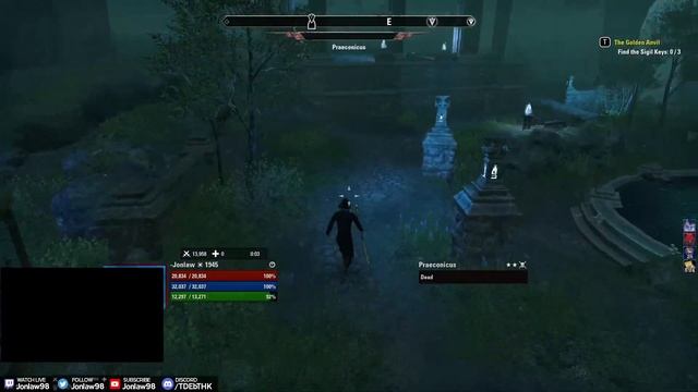 The Elder Scrolls Online Blackwood - Walkthrough Part 13 - Zenithar's Abbey смотреть онлайн
