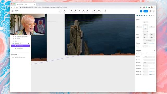 Prototyping Parallax Scroll in Framer Web смотреть онлайн