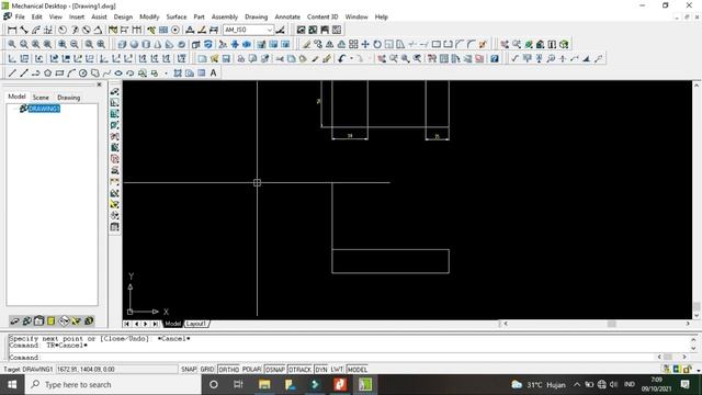 Autocad Mechanical Desktop #2 | 2D Modeling Basic Beginners смотреть онлайн