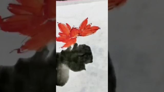 中国画教学_荷花的画法_How to draw lotus flowers смотреть онлайн