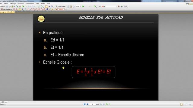 Imprimer à l'échelle sur Autocad смотреть онлайн
