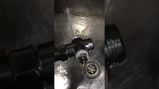 Картридж 22мм после ремонта. Проверка дивертора. смотреть онлайн