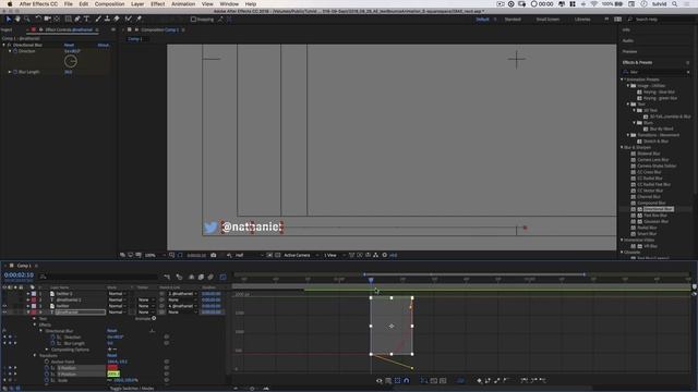 Text Crash/Bounce Animation Effect - After Effects Tutorial смотреть онлайн