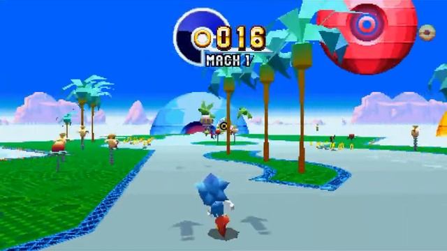 SonicMania флауи играет в сонник мания