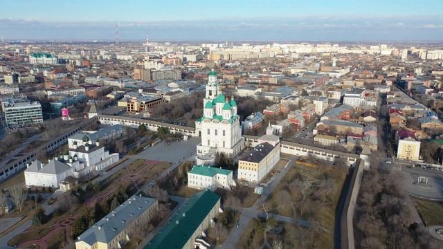 Астрахань, Набережная, Кремль, 27.03.2021 (Astrakhan, Embankment, Kremlin) смотреть онлайн