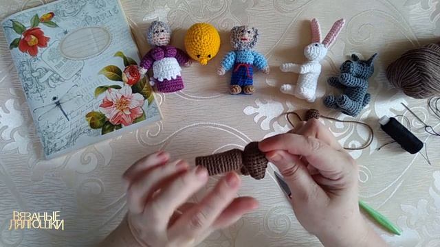 М.К Пальчиковй театр Колобок Медведь Сборка и оформление смотреть онлайн