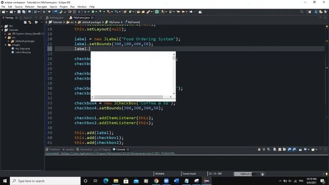 Java GUI Tutorial #41 - Making A Simple Food Ordering App In Java GUI Using JCheckbox Class смотреть онлайн
