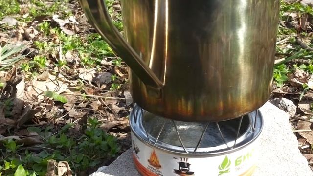 Гелевая горелка БИОНИК, испытание на природе, кипячение смотреть онлайн