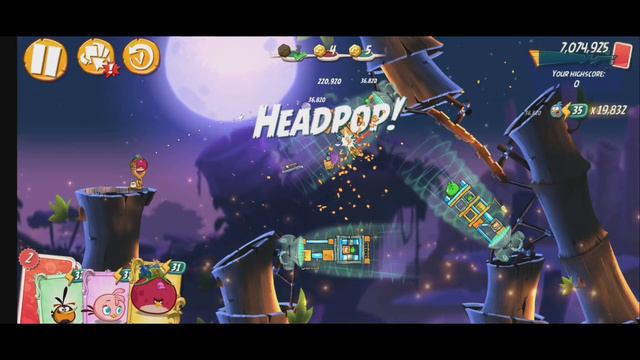 Angry Birds 2 - Mighty Eagle Bootcamp Today (Without Extra Cards) смотреть онлайн