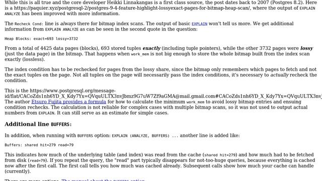 Databases: "Recheck Cond:" line in query plans with a bitmap index scan (2 Solutions!!) смотреть онлайн