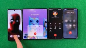 BootAnimation + ACR Phone + Treema + Viber Incoming Call iPhone X & Moto E40N & Xiaomi 13 & Z Fold