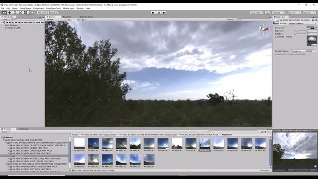 4K REAL SKYBOX MOUNTAIN HDR PACK - Unity 3D Asset Showcase смотреть онлайн
