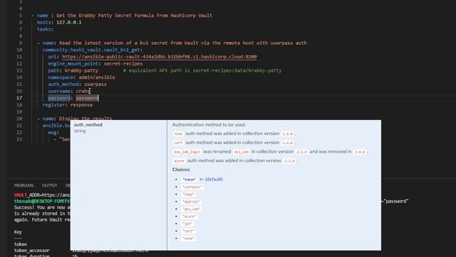 How To Get Secrets From HashiCorp Vault Using Ansible and Use Them In Playbooks смотреть онлайн