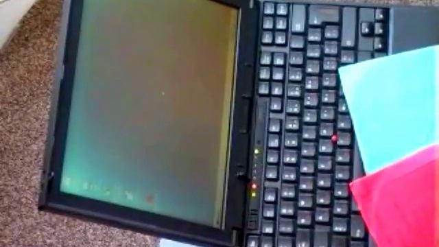 IBM Think Pad 380XD 1995года полностью рабочий. смотреть онлайн