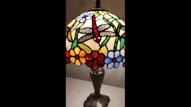 T 12034 настольная лампа в стиле тиффани. BESTIFFANY.RU смотреть онлайн