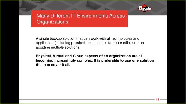 Webinar "How and Why Backup Containers with Bacula Enterprise" смотреть онлайн