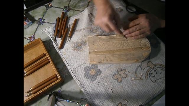 Ангел Хранитель - резьба по дереву Китайскими стамесками смотреть онлайн