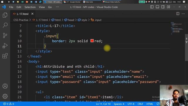 CSS attributes and nth child pseudo selector Lecture-18 | web development in Hindi | CSS in Hindi смотреть онлайн