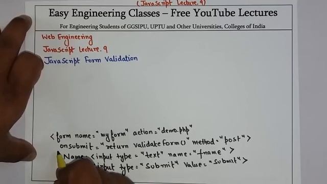 Form validation in java script explained in Hindi---Web technology смотреть онлайн