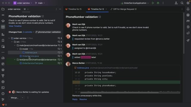 IntelliJ IDEA: GitLab Merge Requests смотреть онлайн