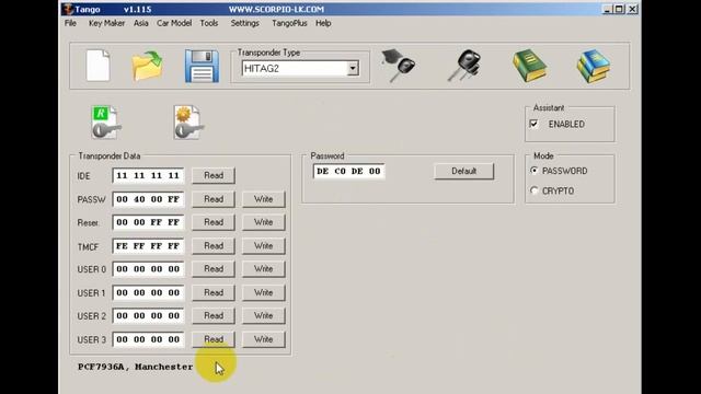 PCF 7936 SPY ключ шпион смотреть онлайн