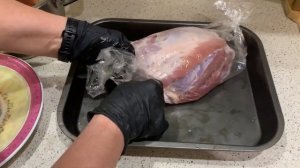 ОКОРОК СВИНОЙ запечённый в духовке( в пищевом рукаве)