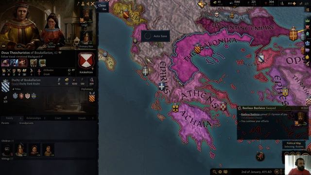 Let's Play Crusader Kings 3 - Episode 2 - Grooming Up the Heir of our Dynasty смотреть онлайн