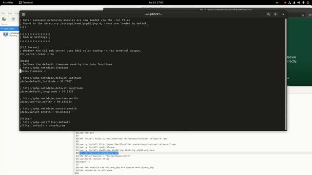 Установка WordPress со стеком LAMP на Rocky Linux 8.4 смотреть онлайн