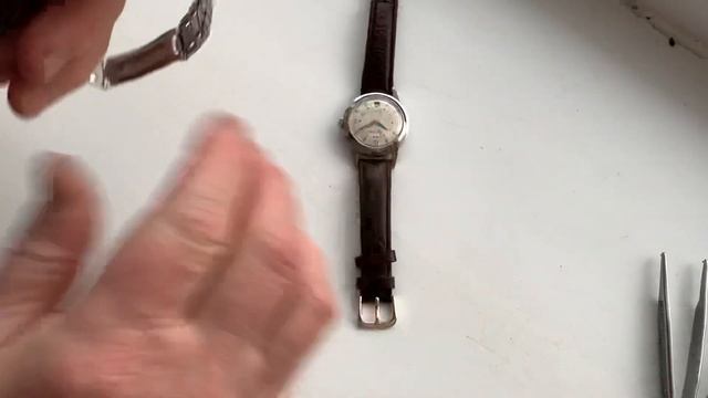 Александр Бродниковский-винтажные швейцарские стальные часы Paul Buhre (Павел Буре) RotoDator 1950