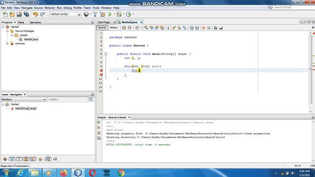 Java the complete Reference Ninth Edition (Chapter 5) Example (19) Nested Loop смотреть онлайн