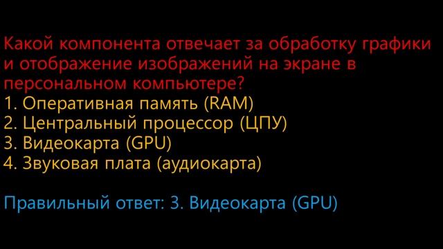 Структурная схема персонального компьютера. смотреть онлайн