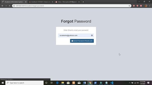 Laravel Student Information system part 40 (Student Forgot Password ) Send Email смотреть онлайн