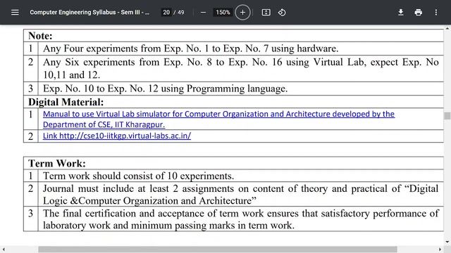 Second Year Computer Engineering Syllabus Mumbai University | AY 2021-22 | Sem 3 & 4 | BE Comp. Eng