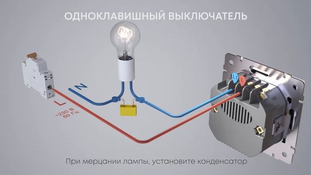 Видеоинструкция по установке Умных и сенсорных выключателей смотреть онлайн
