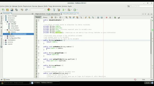 JSF - Managed Bean, Envio de datos de un formulario смотреть онлайн