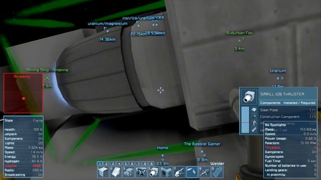 Let's Play Space Engineers Episode #5 - Swamped In Stone