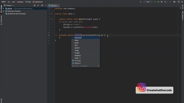 Palindrome String | Using loop and StringBuffer | Mastering Algorithms-Part2 | Code Explained(Java) смотреть онлайн