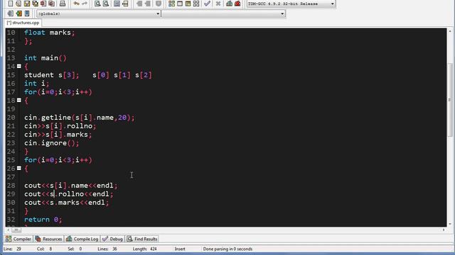 37.Introduction To Structures in C++. смотреть онлайн